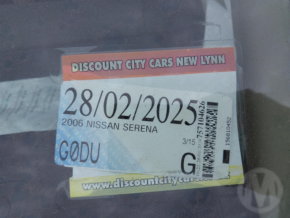 2006 Nissan Serena  C25 5984 - Used parts for sale