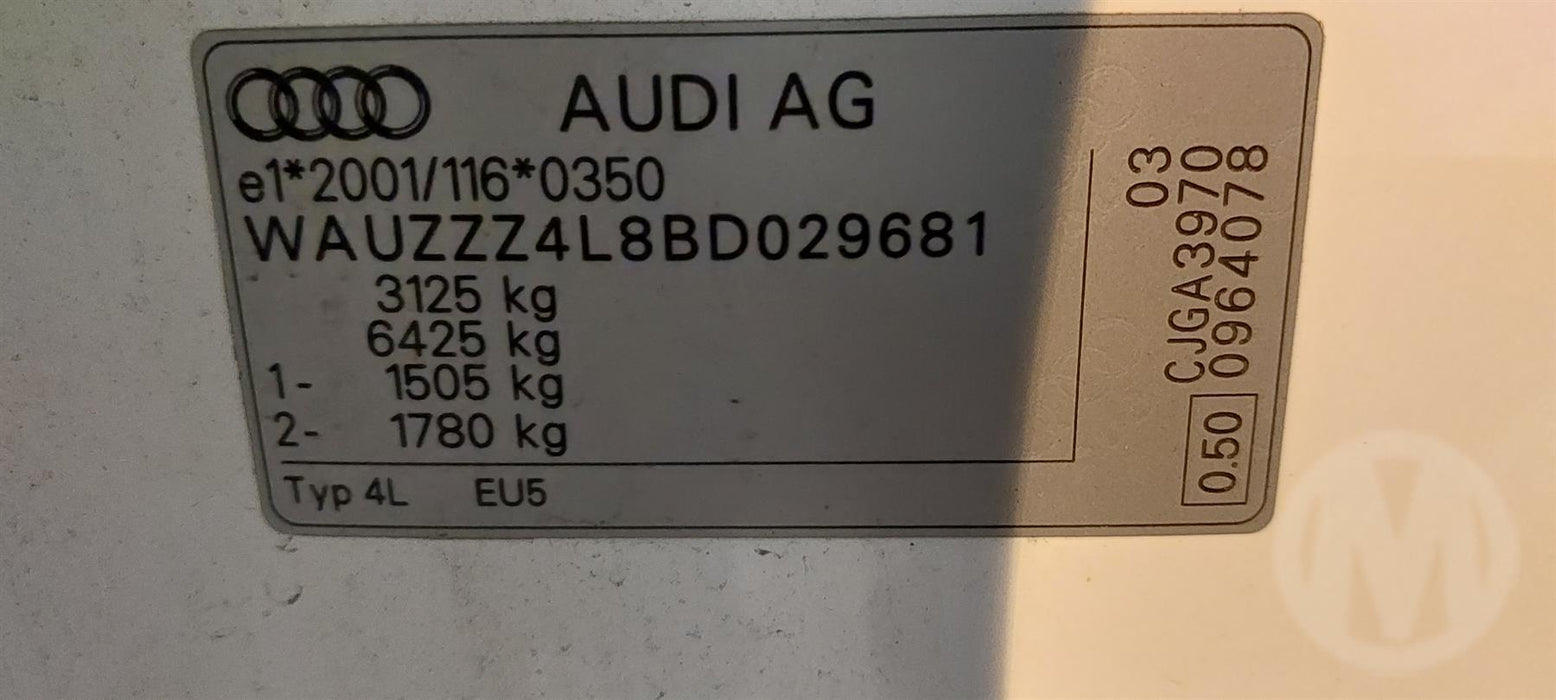 2011 Audi Q7 S LINE  4759 - Used parts for sale