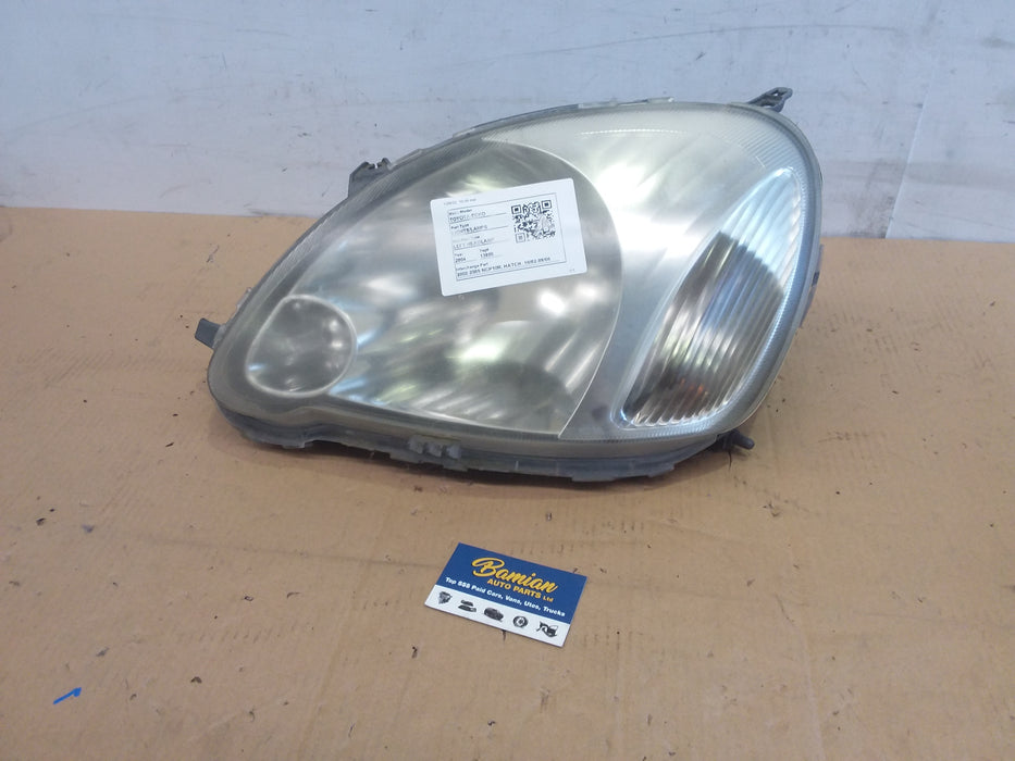 2004, Toyota, Echo, Vitz, Left Headlamp