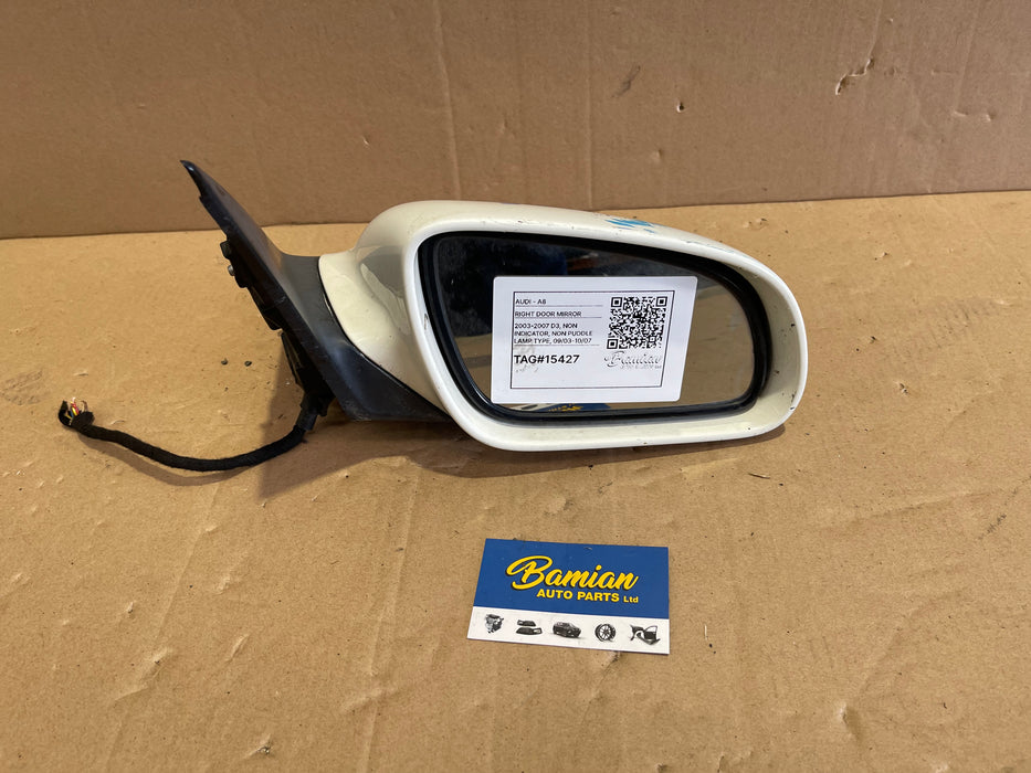 2005, Audi, A8, Right Door Mirror