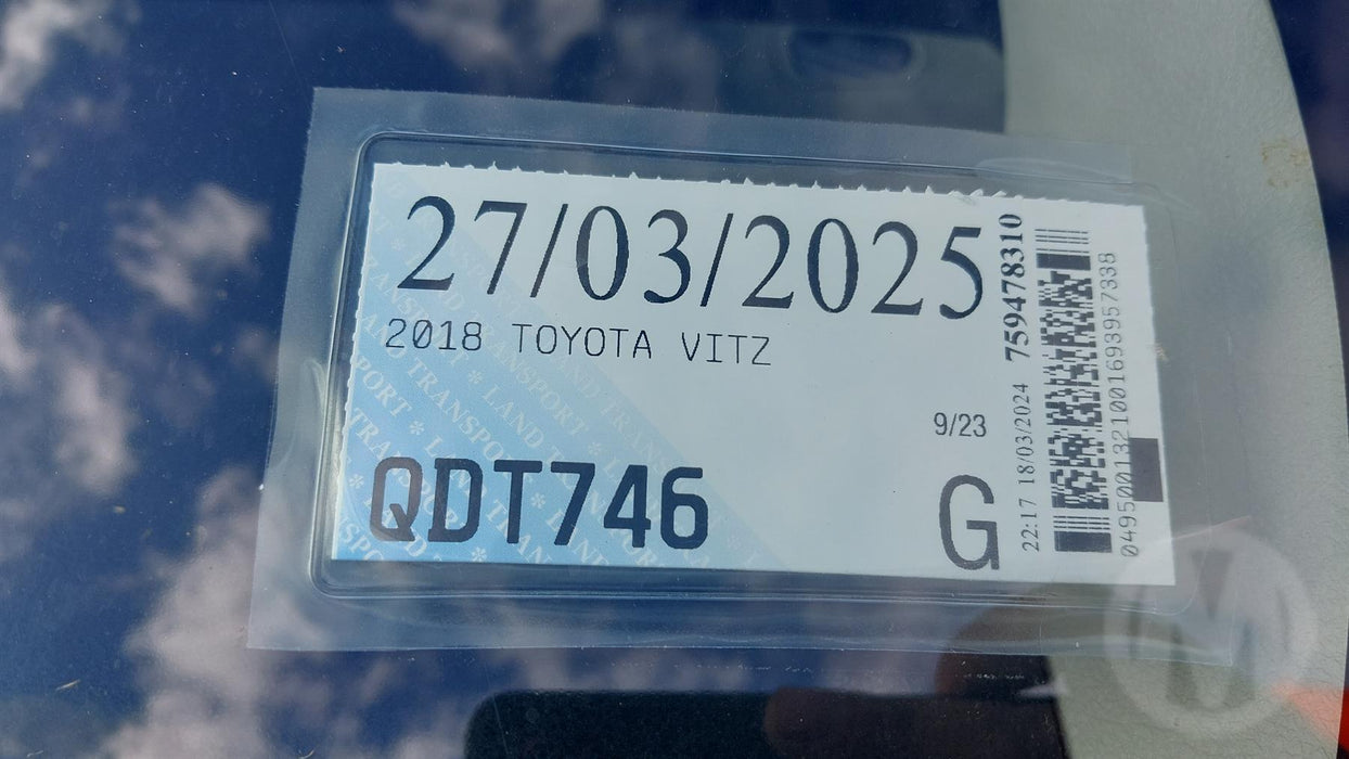 2018 Toyota Vitz   4480 - Used parts for sale