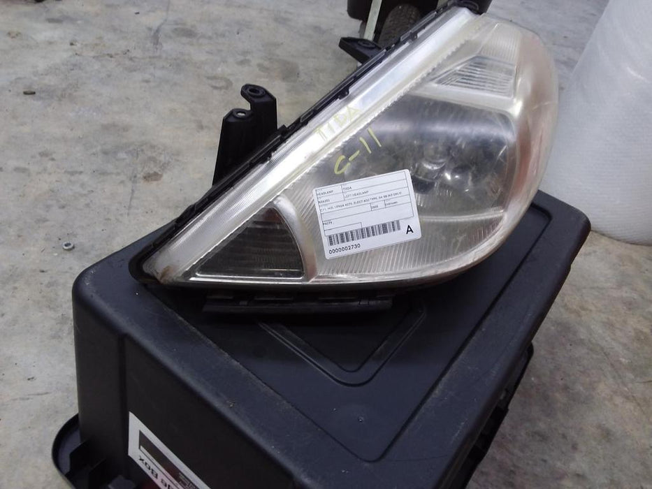 Nissan Tiida Tiida  Left Headlamp