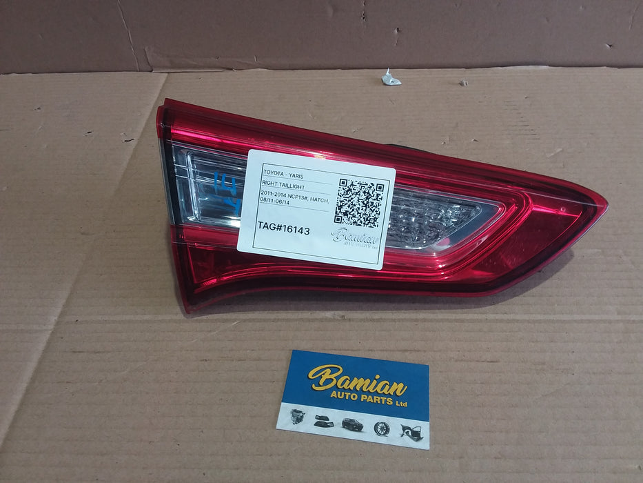 2014, Toyota, Yaris, Right Taillight