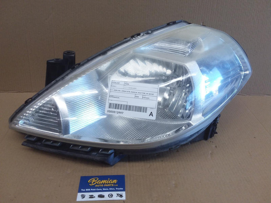 Nissan Tiida Tiida  Left Headlamp