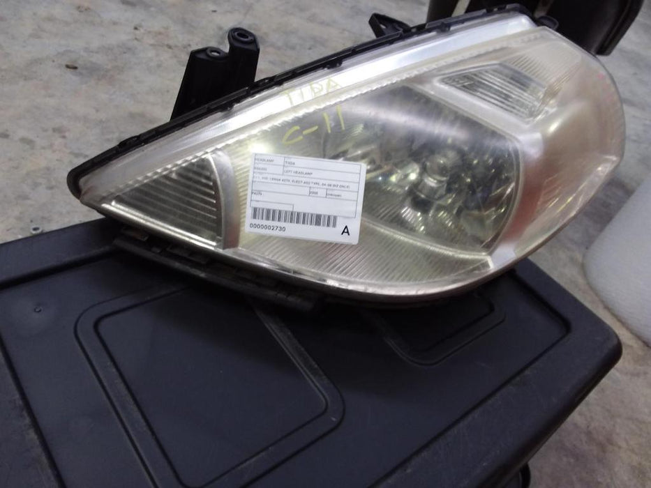 Nissan Tiida Tiida  Left Headlamp
