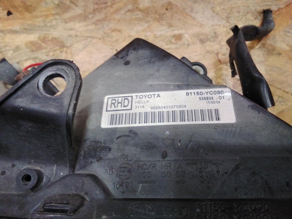 2004 Toyota Camry Camry  Left Headlamp