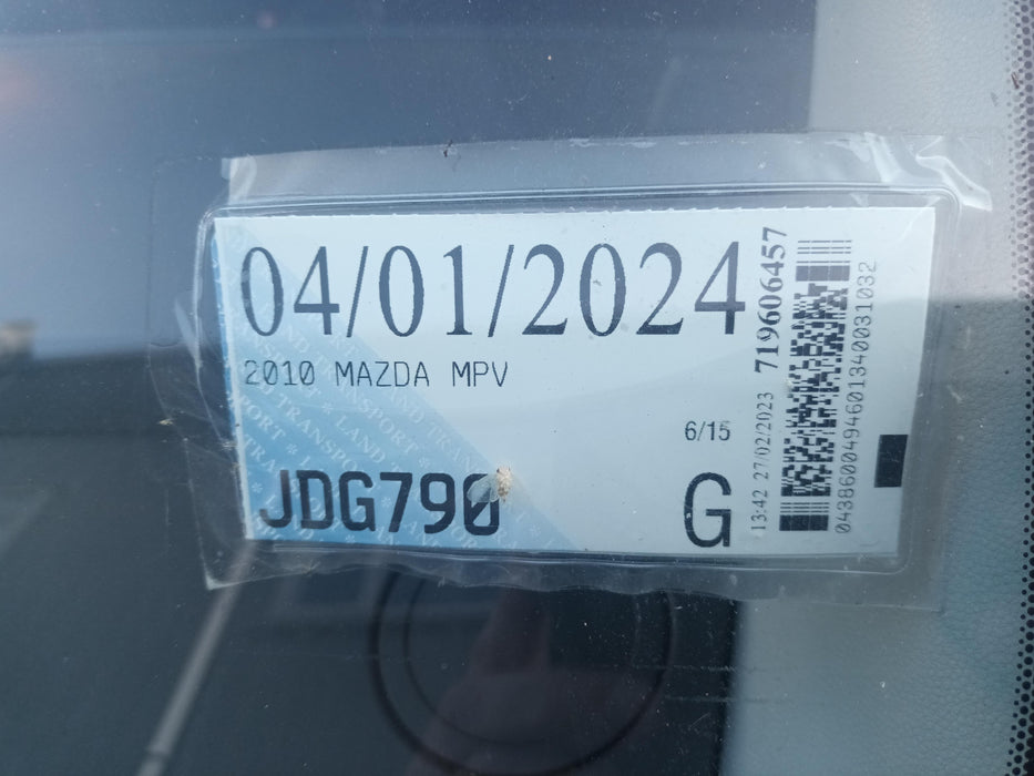2010 Mazda MPV   6066 - Used parts for sale