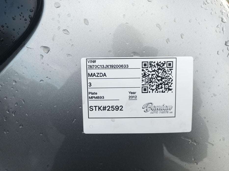 2012 Mazda 3 Axela BL  2592 - Used parts for sale