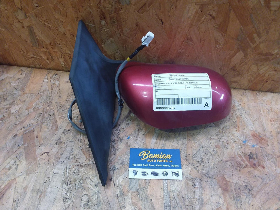 2006 Nissan Note Note  Right Door Mirror
