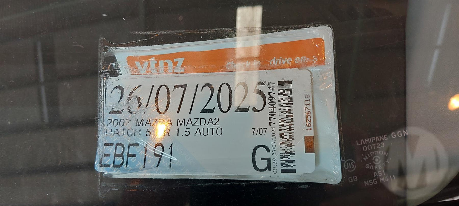 2007 Mazda Demio DY  HATCH 5 DR 1.5 AUTO  6132 - Used parts for sale