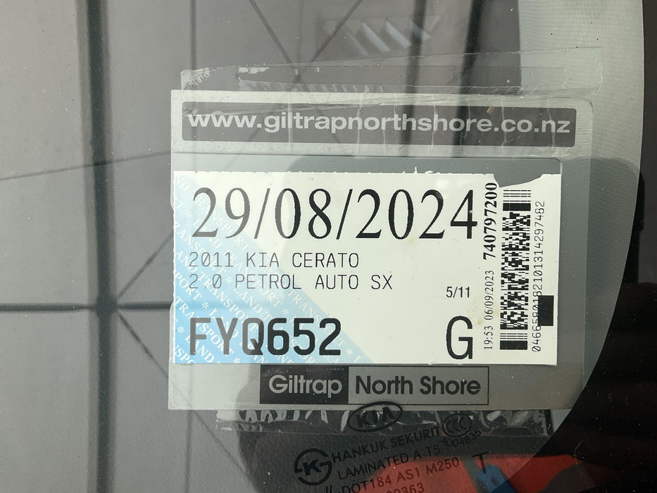 2011, Kia, Cerato, 2.0 PETROL AUTO SX