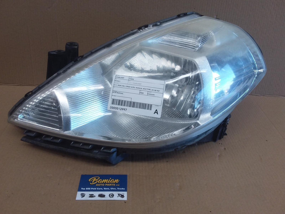 Nissan Tiida Tiida  Left Headlamp