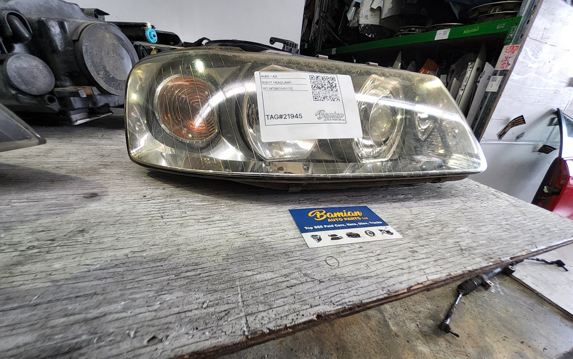 2005, Audi, A3, Right Headlamp