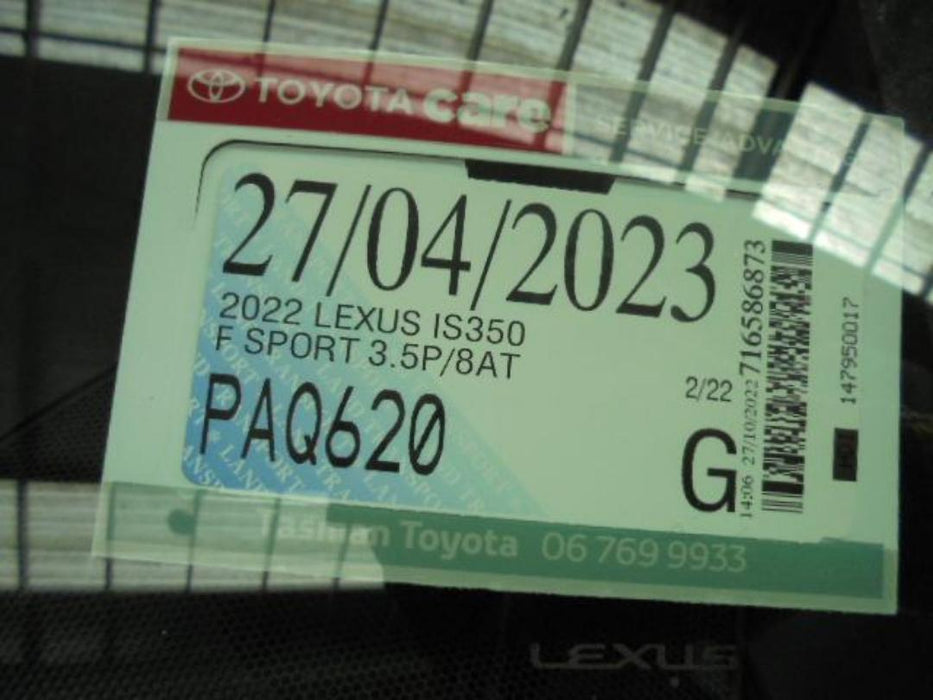 2022, Lexus, Is350, F SPORT 3.5P/8AT