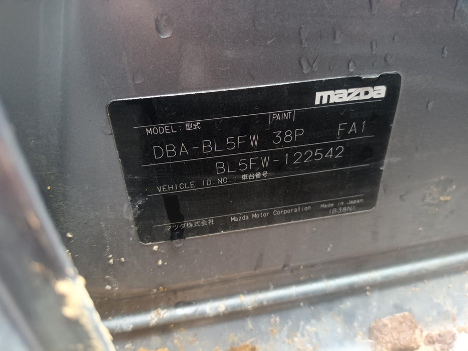 2011 Mazda Axela BL    5731 - Used parts for sale