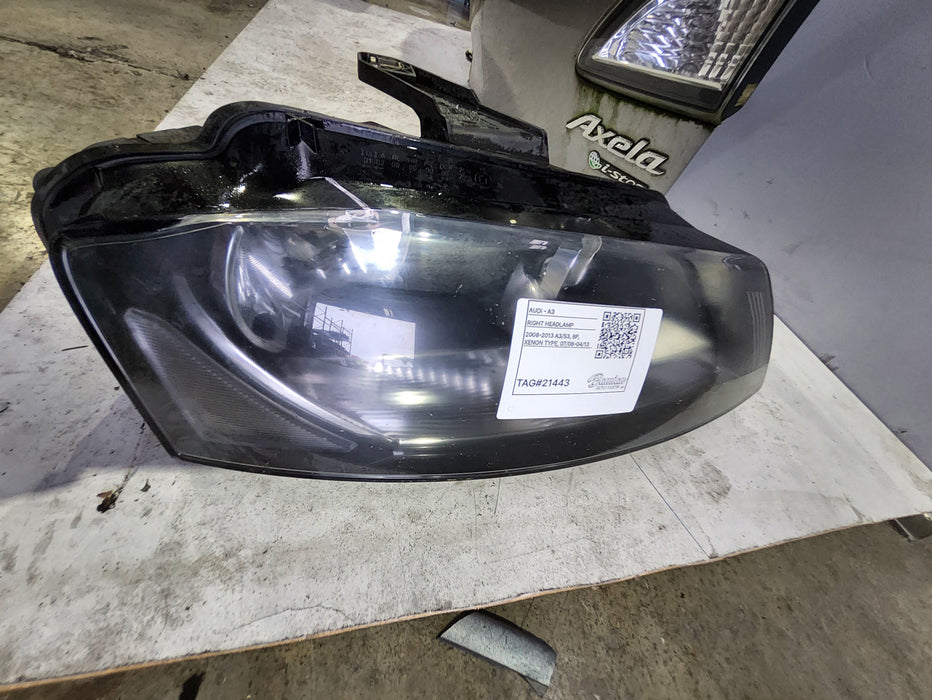 2010, Audi, A3, Right Headlamp