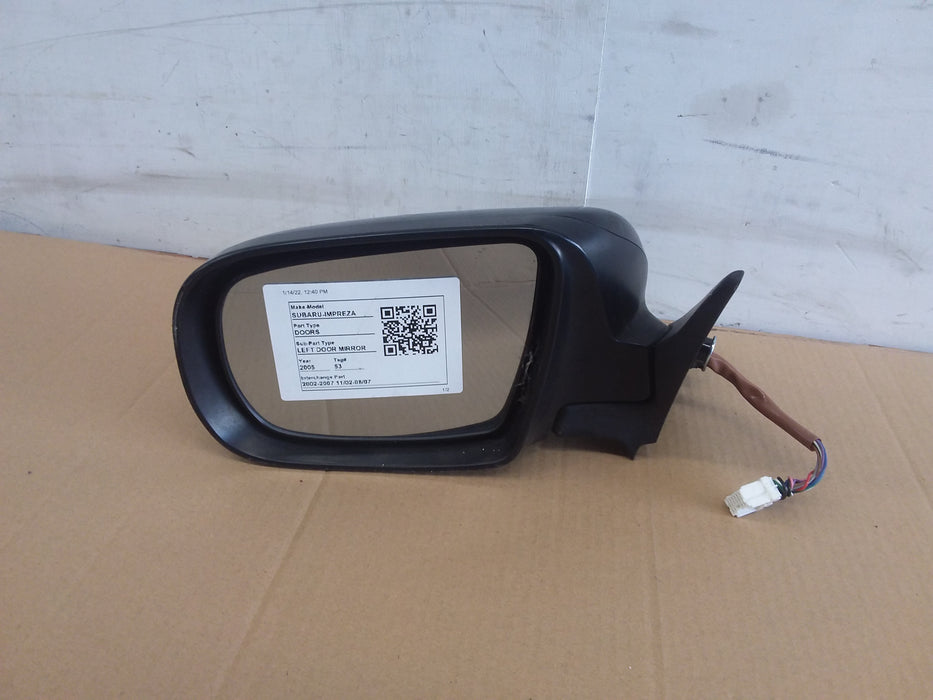 2005, Subaru, Impreza, Left Door Mirror