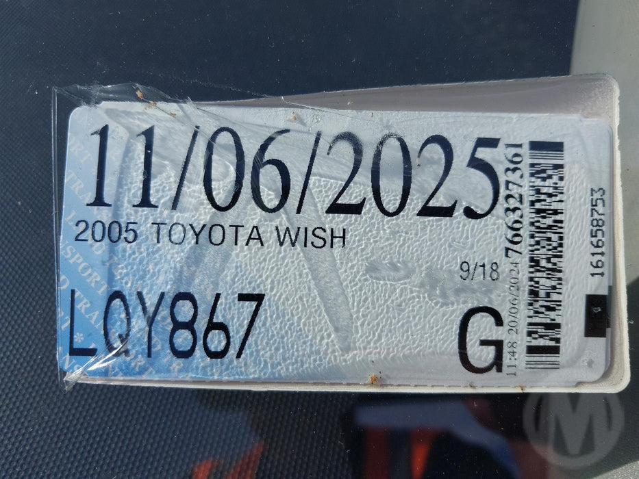 2005, Toyota, Wish, ANE10-0020609