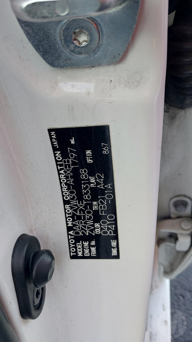 2014 Toyota Prius Hybrid W30 5262 - Used parts for sale