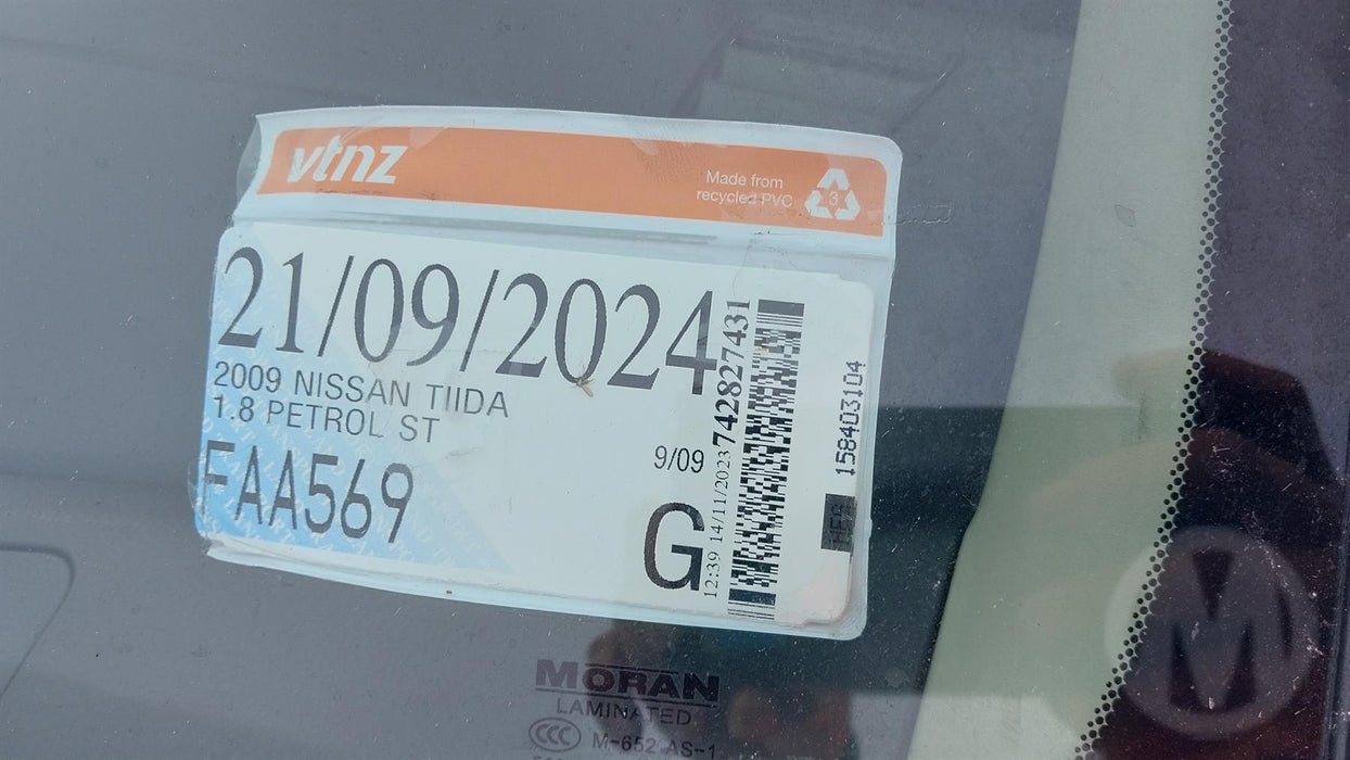 2009 Nissan Tiida 1.8 PETROL ST  4716 - Used parts for sale