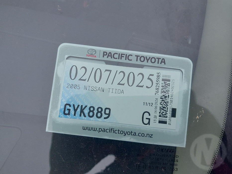 2005 Nissan Tiida  SC11 6163 - Used parts for sale
