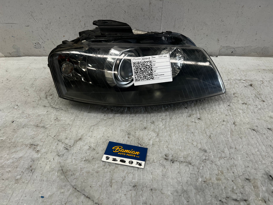 2008, Audi, A3, 8P, Right Headlamp