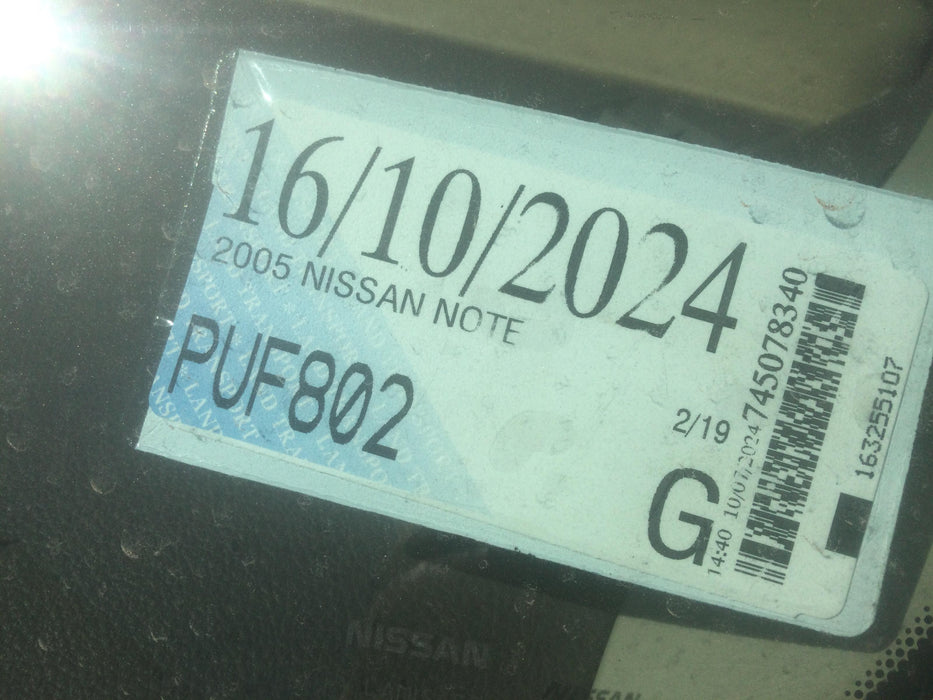 2005 Nissan Note   5439 - Used parts for sale