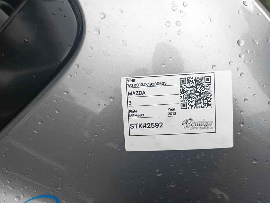 2012 Mazda 3 Axela BL  2592 - Used parts for sale