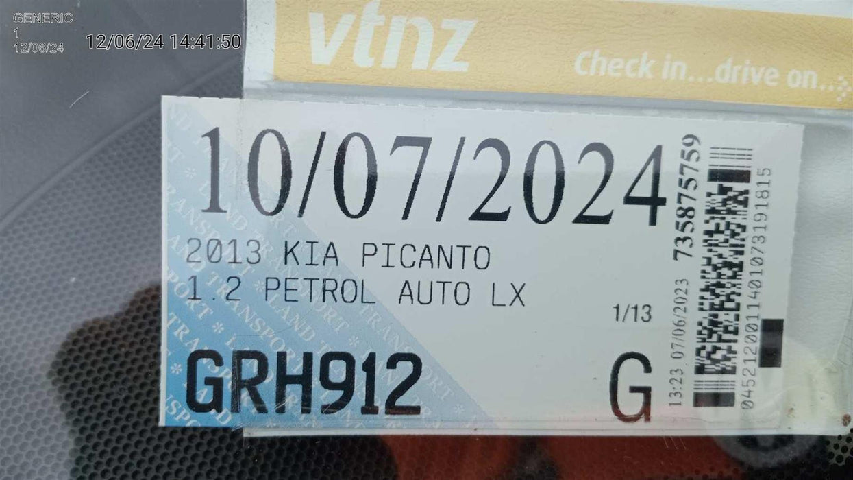 2013, Kia, Picanto, 1.2 PETROL AUTO LX