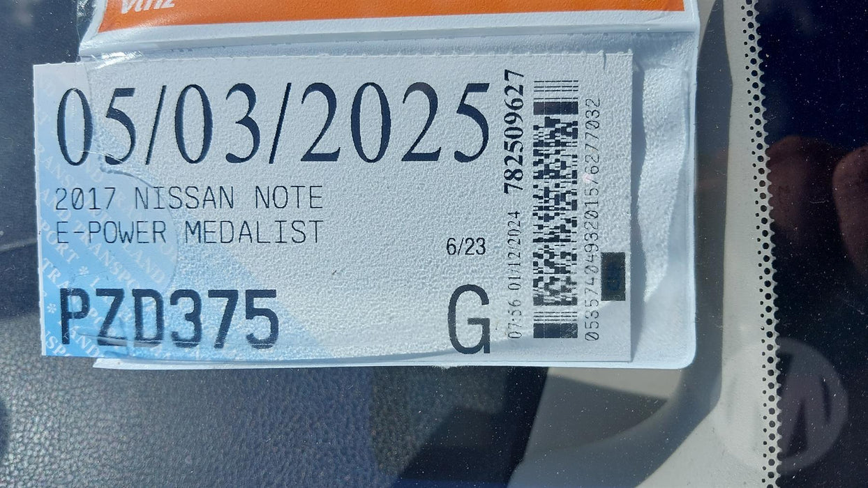 2017 Nissan Note Hybrid E12 6042 - Used parts for sale
