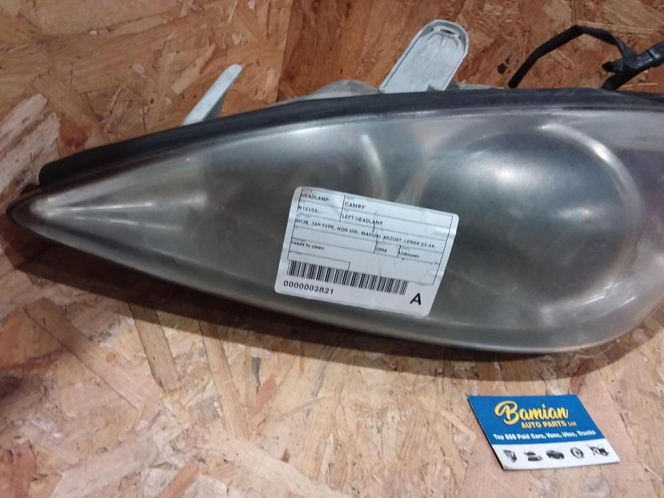 Toyota Camry Camry Camry Left Headlamp