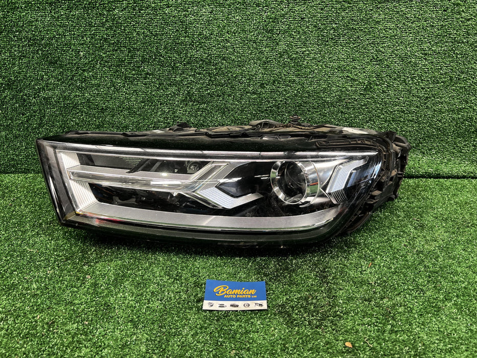 2016 Audi Q7 Quattro 4M Left Headlamp