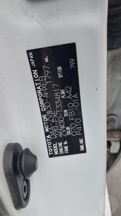2011 Toyota Prius   5692 - Used parts for sale