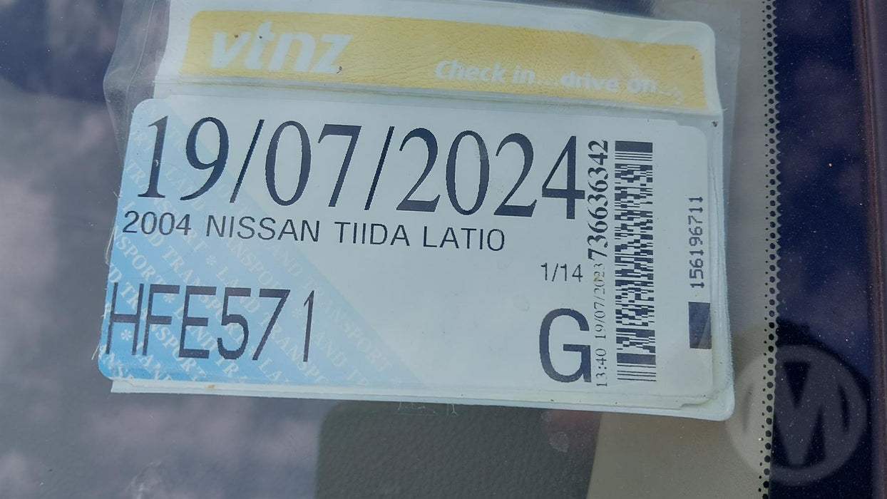 2004, Nissan, Tiida, LATIO, SC11-002333