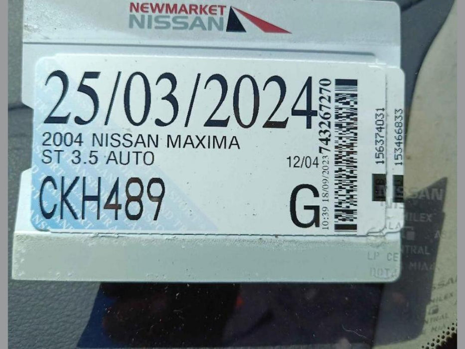 2004, Nissan, Maxima, ST 3.5 AUTO