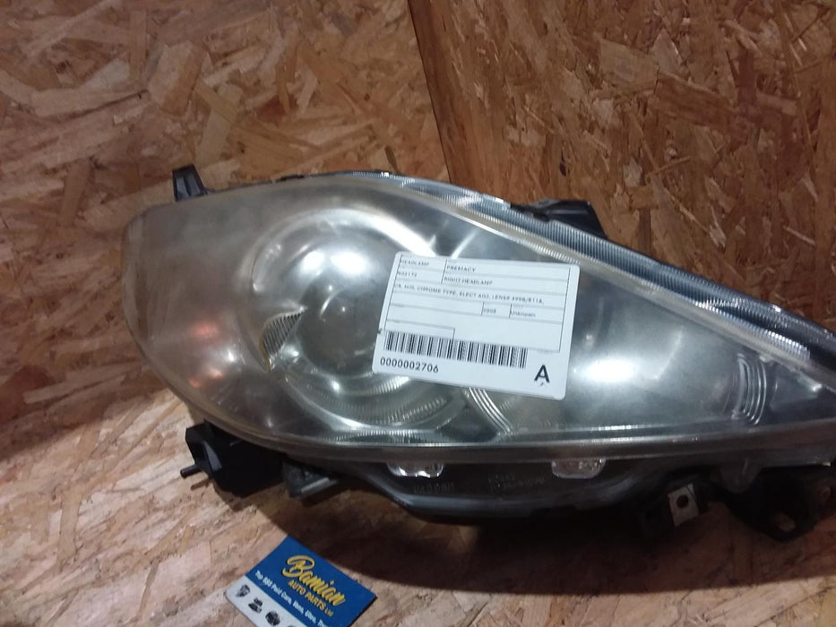 Mazda Premacy Premacy Premacy Right Headlamp