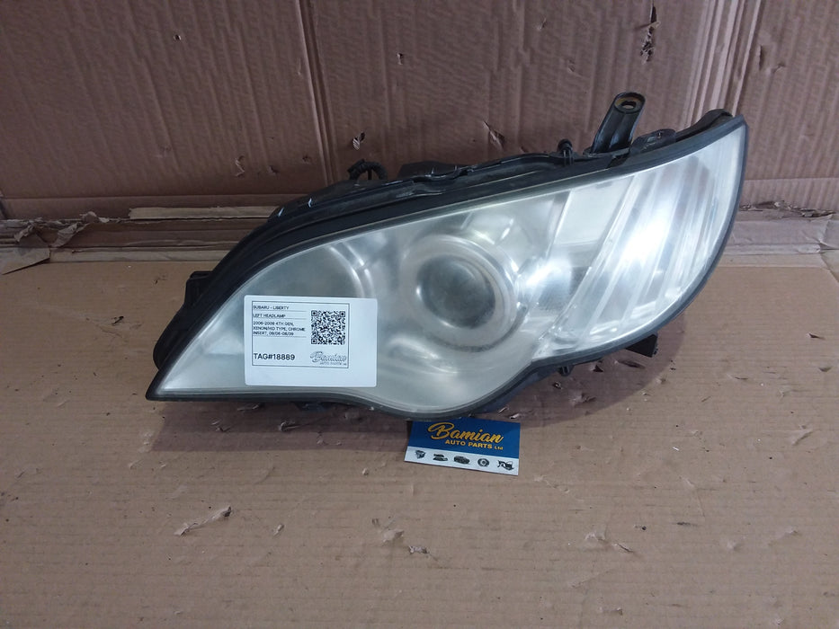 2007, Subaru, Liberty, Legacy, Left Headlamp