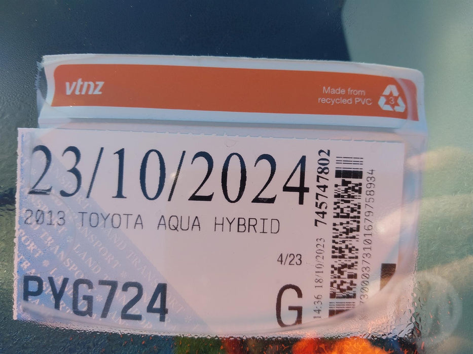 2013, Toyota, Aqua, Hybrid, NHP10-6188695