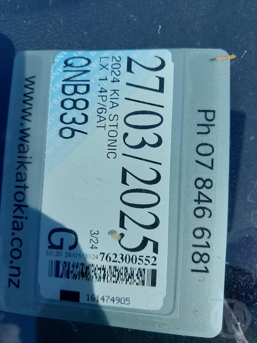 2024 Kia Stonic LX 1.4P/6AT  6225 - Used parts for sale