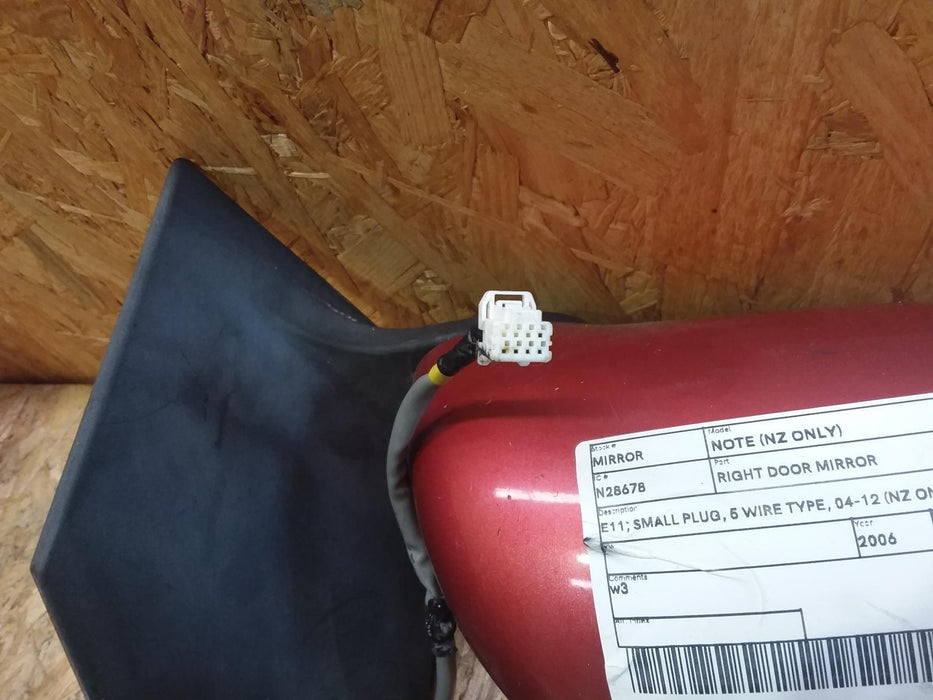 2006 Nissan Note Note  Right Door Mirror