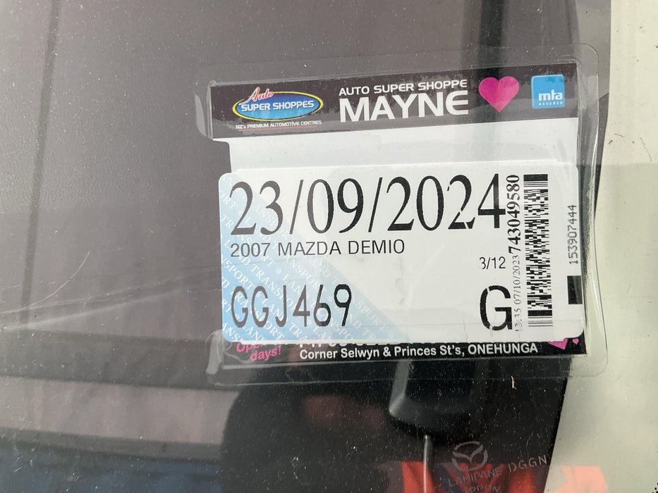 2007, Mazda, Demio, DE3FS-109038