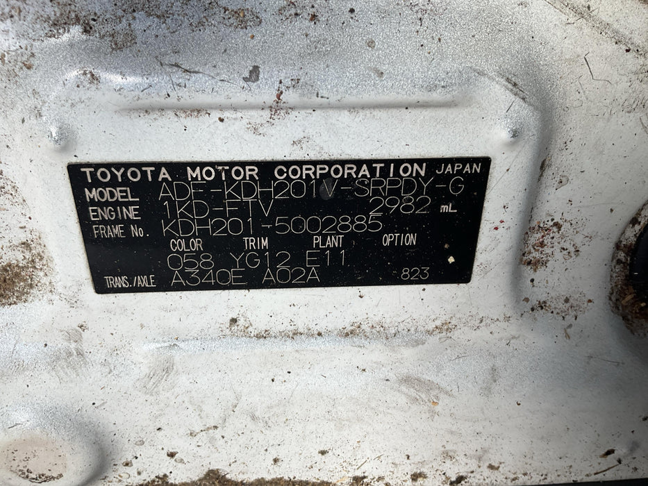 2008, Toyota, Regius, ACE, KDH201-5002885