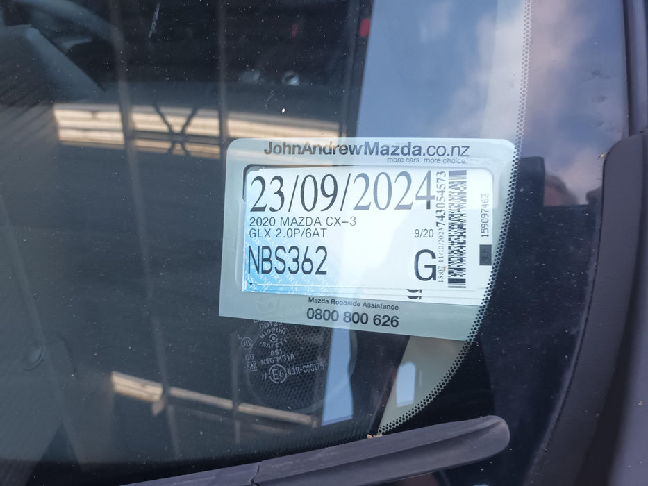 2020 Mazda Cx-3 GLX 2.0P/6AT  3717 - Used parts for sale