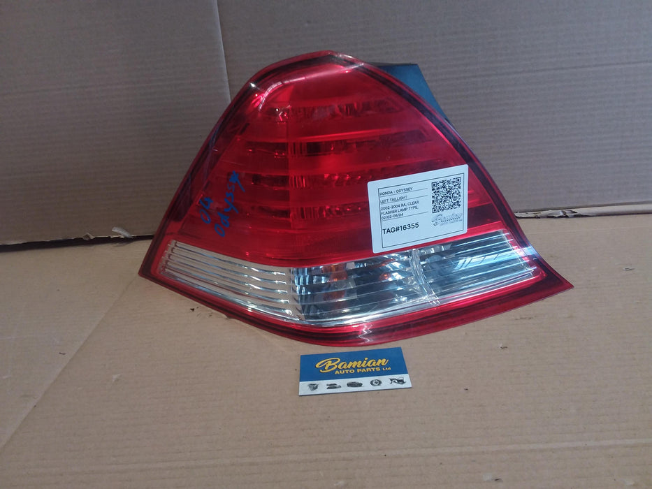 2004 Honda Odyssey Odyssey Odyssey Left Taillight