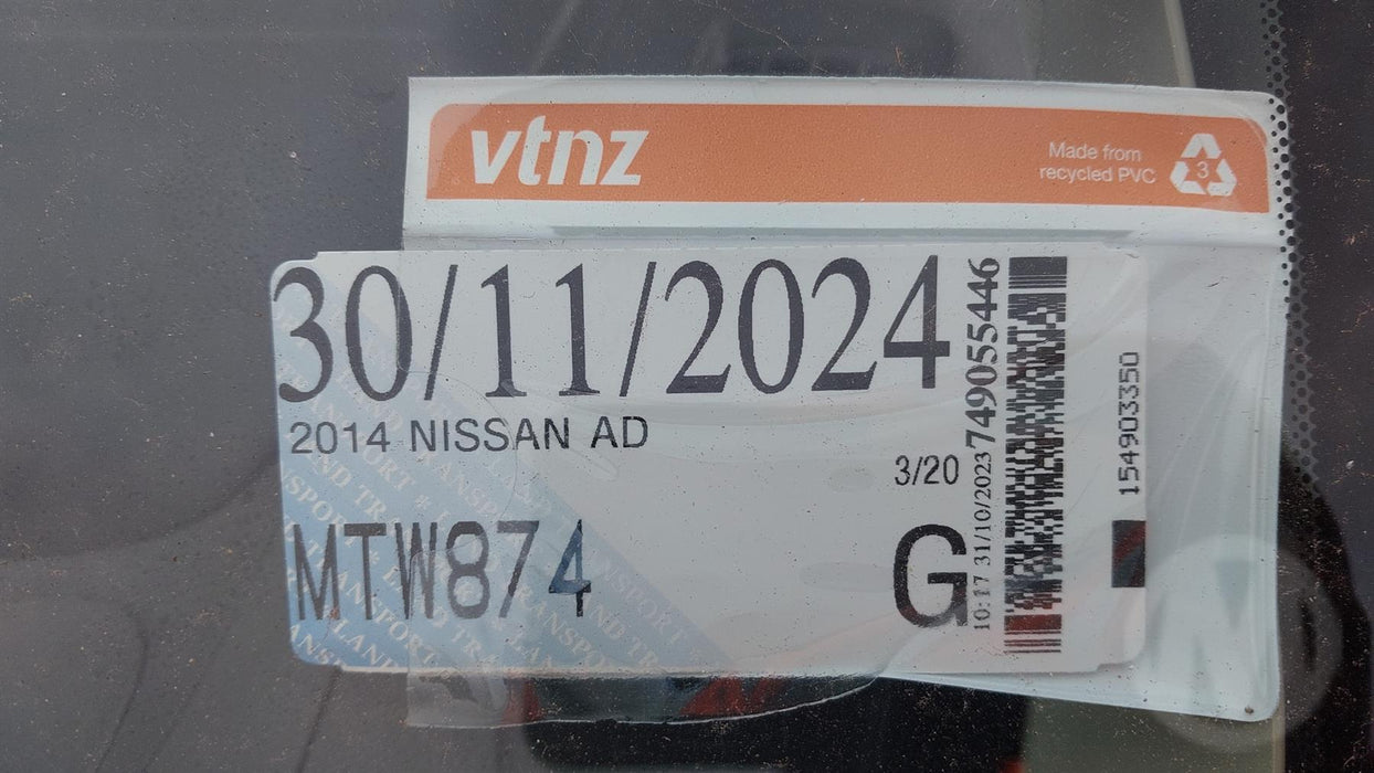 2014, Nissan, Ad, VY12-176809