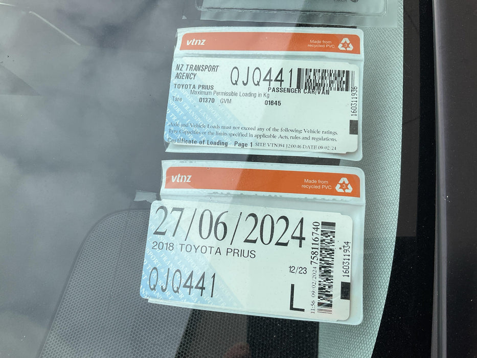 2018 Toyota Prius   4625 - Used parts for sale