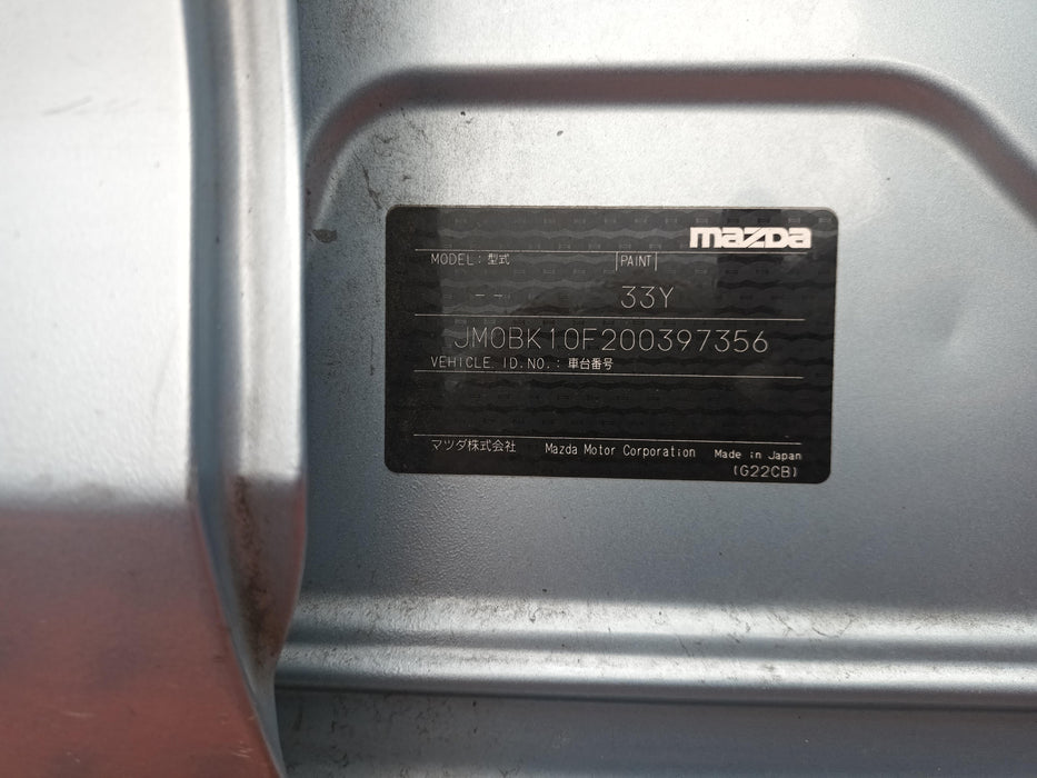 2008 Mazda 3 Axela Bk  Left Rear Cargo Glass