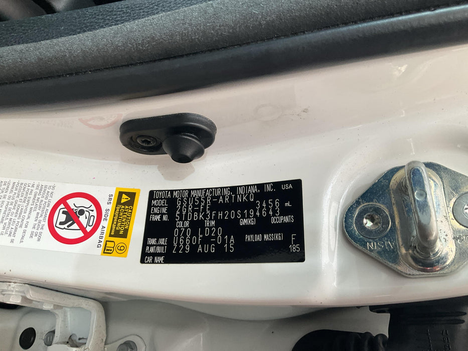 2015 Toyota Highlander GXL 3.5P/4WD/6AT/SW/  5186 - Used parts for sale