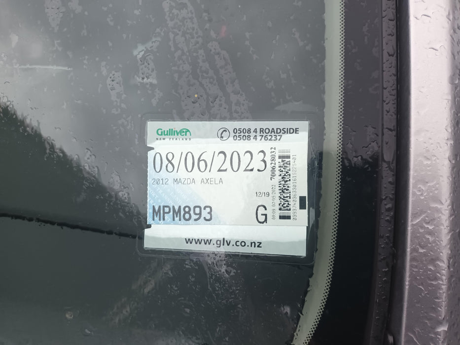 2012 Mazda 3 Axela BL  2592 - Used parts for sale