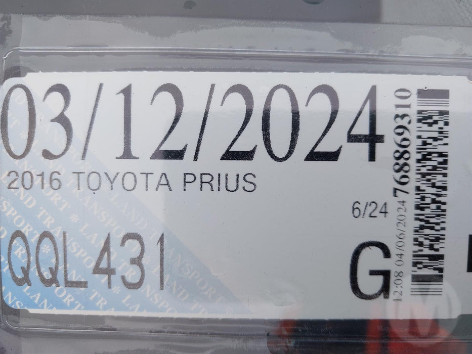 2016, Toyota, Prius, ZVW51-8005783